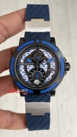 Ulysse Nardin Marine Diver Chronometer Mavi Kadran 43mm Replika Saat