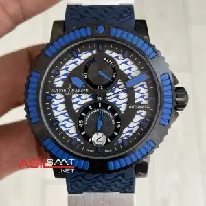 Ulysse Nardin Marine Diver Chronometer Mavi Kadran 43mm Replika Saat