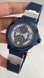 Ulysse Nardin Marine Diver Chronometer Mavi Kadran 43mm Replika Saat