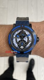 Ulysse Nardin Marine Diver Chronometer Mavi Kadran 43mm Replika Saat
