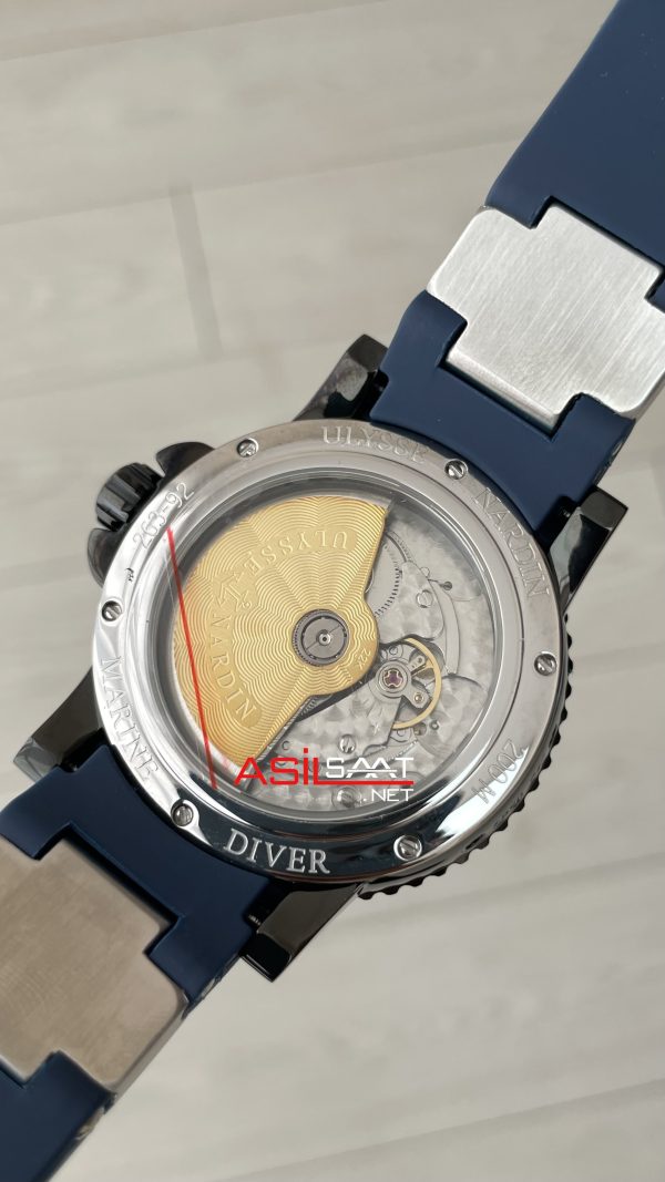 Ulysse Nardin Marine Diver Chronometer Mavi Kadran 43mm Replika Saat