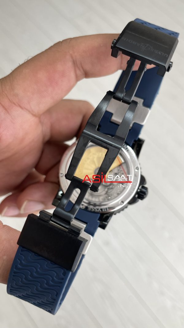 Ulysse Nardin Marine Diver Chronometer Mavi Kadran 43mm Replika Saat