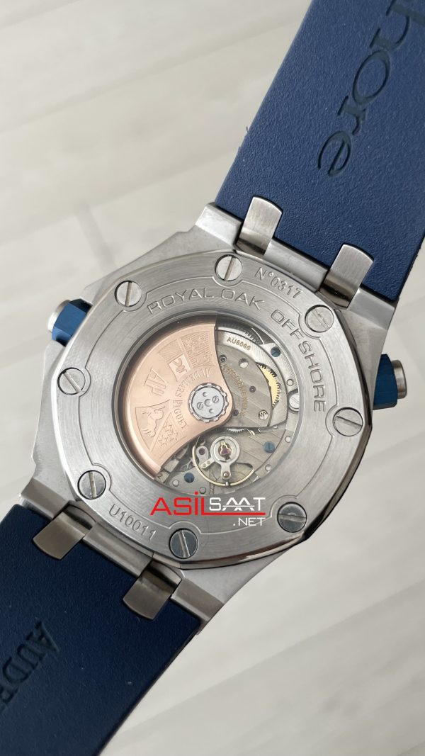 Audemars Piguet Royal Oak Offshore Diver 15710ST Mavi Kadran 42mm Silver Replika Saat Audemars Piguet Royal Oak Offshore Diver 15710ST Mavi Kadran 42mm Silver Replika Saat