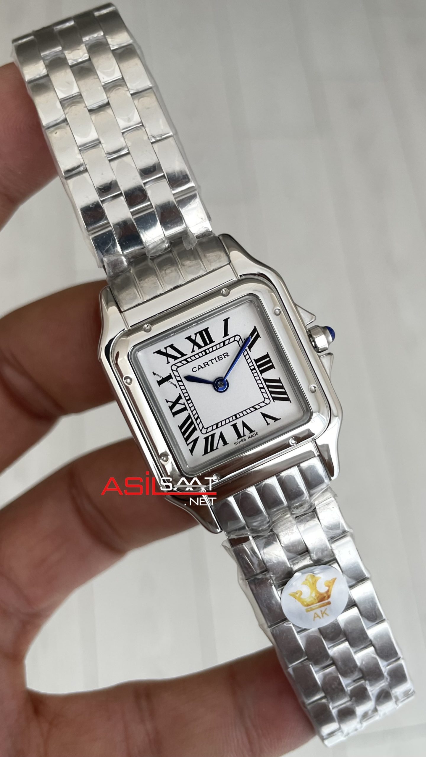 Cartier Panthere WSPN0015 Silver 27mm Kadın Kol Saati Cartier Panthere WSPN0015 Silver 27mm Kadın Kol Saati