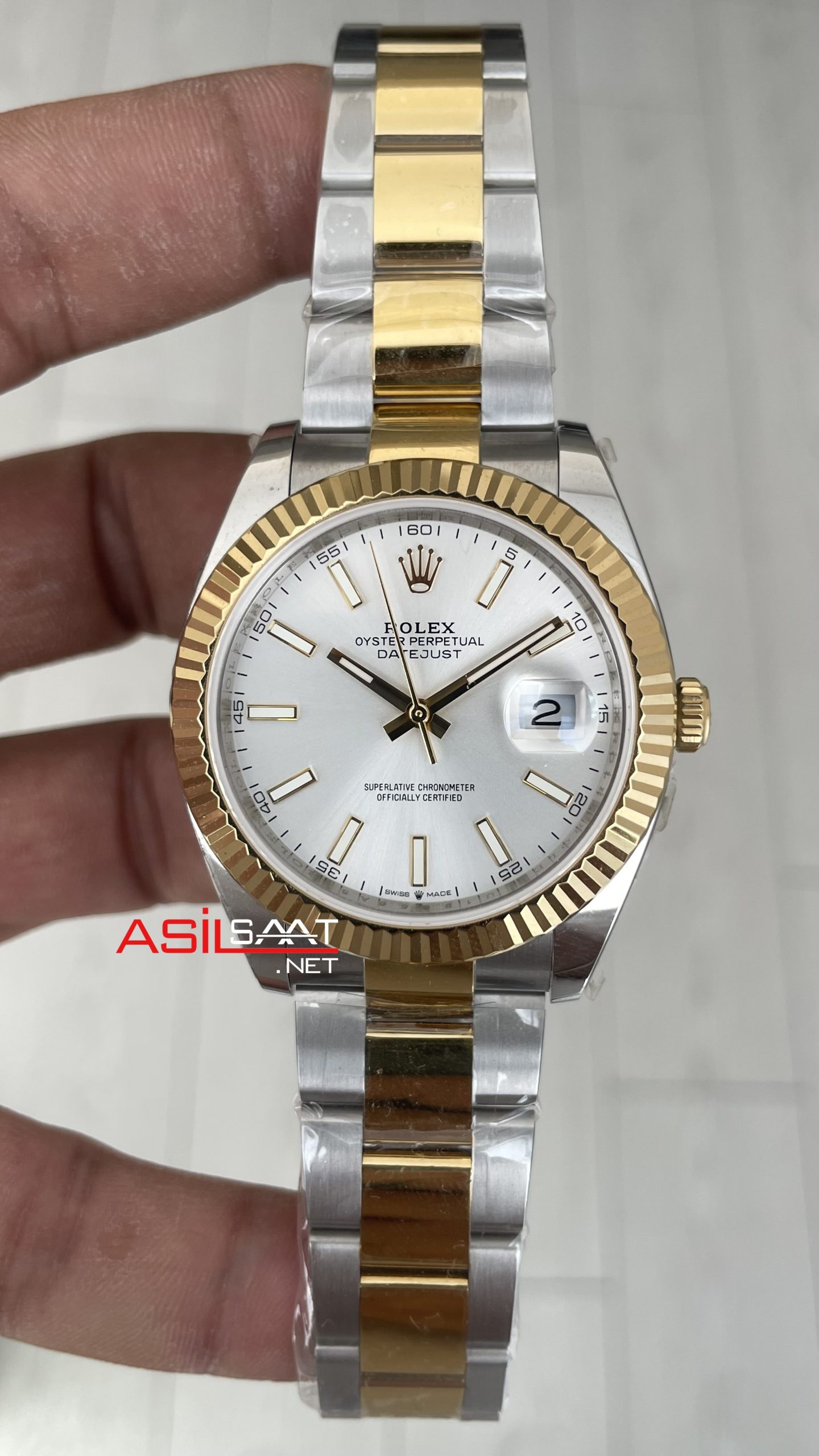 Rolex Datejust Beyaz Kadran 126333 Oyster Two Tone Gold 41mm ETA Swiss Rolex Datejust Beyaz Kadran 126333 Oyster Two Tone Gold 41mm ETA Swiss