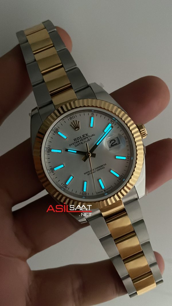 Rolex Datejust Beyaz Kadran 126333 Oyster Two Tone Gold 41mm ETA Swiss Rolex Datejust Beyaz Kadran 126333 Oyster Two Tone Gold 41mm ETA Swiss