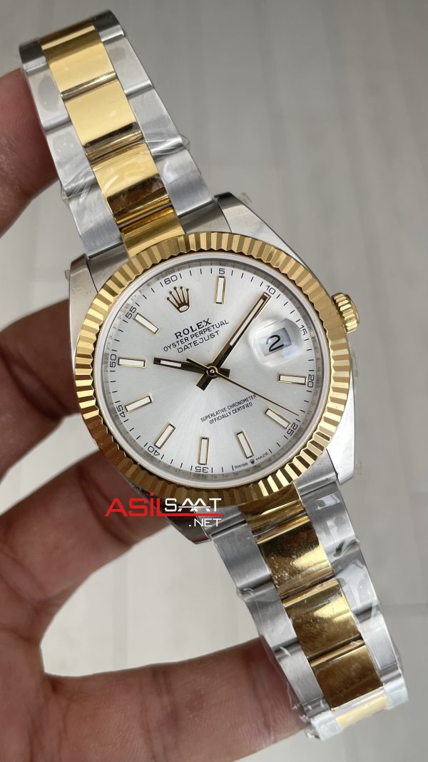 Rolex Datejust Beyaz Kadran 126333 Oyster Two Tone Gold 41mm ETA Swiss Rolex Datejust Beyaz Kadran 126333 Oyster Two Tone Gold 41mm ETA Swiss