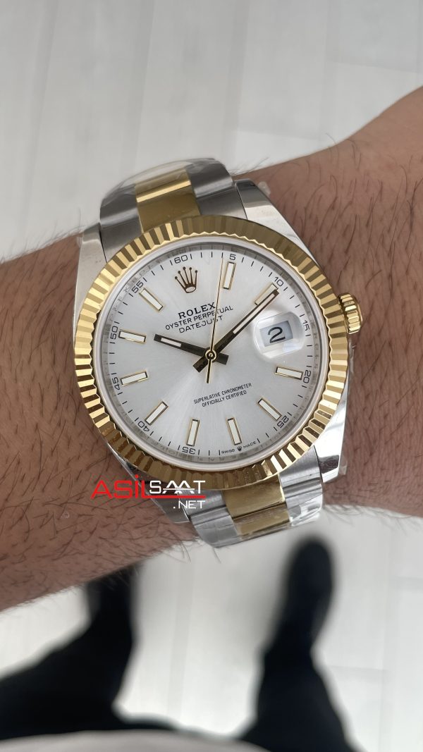 Rolex Datejust Beyaz Kadran 126333 Oyster Two Tone Gold 41mm ETA Swiss Rolex Datejust Beyaz Kadran 126333 Oyster Two Tone Gold 41mm ETA Swiss