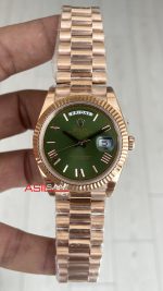 Rolex Day-Date Yeşil 228235 Olive Green 40mm Rosegold GS Factory ETA Swiss