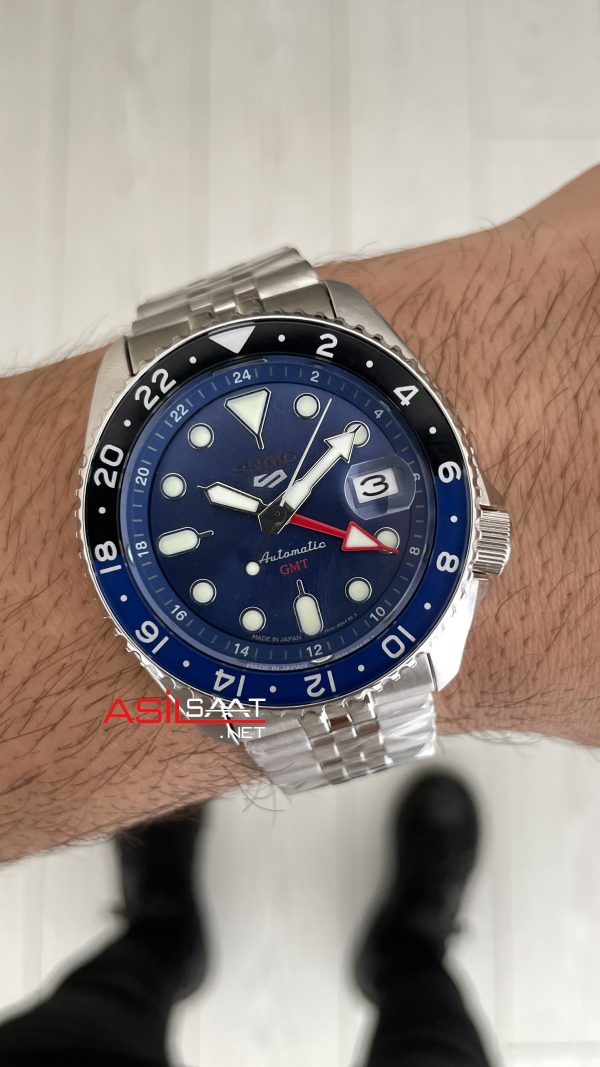 Seiko 5 Sports GMT SSK003K1 Mavi Seiko 5 Sports GMT SSK003K1 Mavi