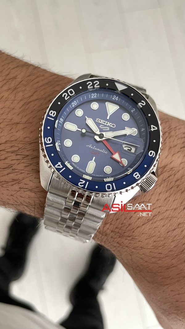 Seiko 5 Sports GMT SSK003K1 Mavi Seiko 5 Sports GMT SSK003K1 Mavi
