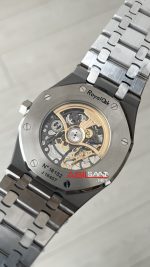 Audemars Piguet Royal Oak Double Balance Wheel Openwork 15407ST Silver 41mm Super Clone ETA Swiss THB Factory