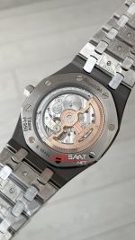 Audemars Piguet Royal Oak Jumbo Extra Thin 15202IP Titanium Mavi Kadran 39mm Super Clone ETA Swiss ZF Factory