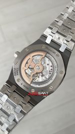 Audemars Piguet Royal Oak Jumbo Extra Thin 15202IP Titanium Mavi Kadran 39mm Super Clone ETA Swiss ZF Factory