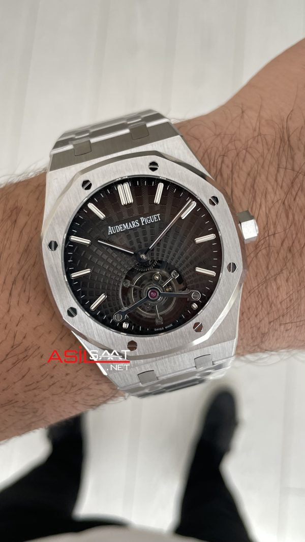 Audemars Piguet Royal Oak Tourbillon 26522BC Smoked Grey 41mm Super Clone ETA Swiss BBS Factory Audemars Piguet Royal Oak Tourbillon 26522BC Smoked Grey 41mm Super Clone ETA Swiss BBS Factory
