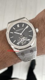 Audemars Piguet Royal Oak Tourbillon 26522BC Smoked Grey 41mm Super Clone ETA Swiss BBS Factory