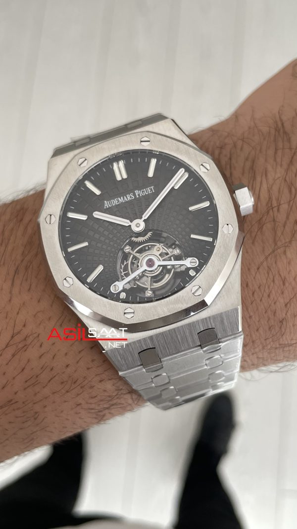 Audemars Piguet Royal Oak Tourbillon 26522BC Smoked Grey 41mm Super Clone ETA Swiss BBS Factory Audemars Piguet Royal Oak Tourbillon 26522BC Smoked Grey 41mm Super Clone ETA Swiss BBS Factory