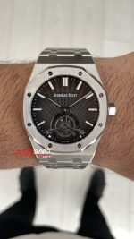 Audemars Piguet Royal Oak Tourbillon 26522BC Smoked Grey 41mm Super Clone ETA Swiss BBS Factory