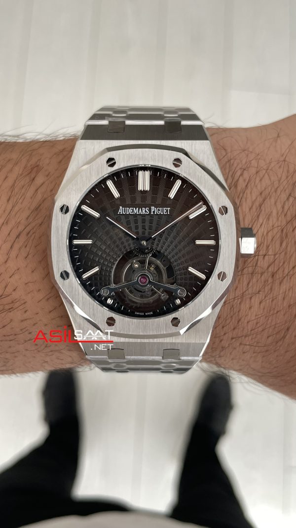Audemars Piguet Royal Oak Tourbillon 26522BC Smoked Grey 41mm Super Clone ETA Swiss BBS Factory Audemars Piguet Royal Oak Tourbillon 26522BC Smoked Grey 41mm Super Clone ETA Swiss BBS Factory
