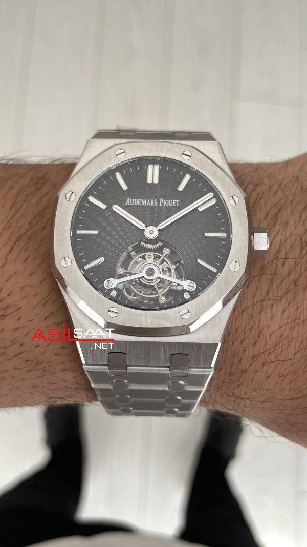 Audemars Piguet Royal Oak Tourbillon 26522BC Smoked Grey 41mm Super Clone ETA Swiss BBS Factory Audemars Piguet Royal Oak Tourbillon 26522BC Smoked Grey 41mm Super Clone ETA Swiss BBS Factory