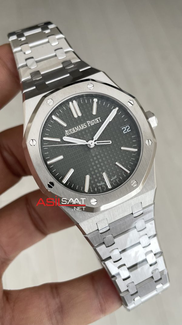 Audemars Piguet Royal Oak Yeşil 15510ST 50th Anniversary 41mm Super Clone ETA Swiss ZF Factory Audemars Piguet Royal Oak Yeşil 15510ST 50th Anniversary 41mm Super Clone ETA Swiss ZF Factory