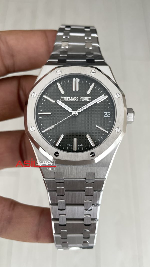 Audemars Piguet Royal Oak Yeşil 15510ST 50th Anniversary 41mm Super Clone ETA Swiss ZF Factory Audemars Piguet Royal Oak Yeşil 15510ST 50th Anniversary 41mm Super Clone ETA Swiss ZF Factory
