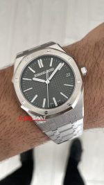 Audemars Piguet Royal Oak Yeşil 15510ST 50th Anniversary 41mm Super Clone ETA Swiss ZF Factory
