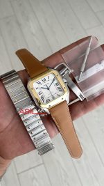 Cartier Santos Large W2SA0009 Beyaz 40mm Super Clone ETA Swiss BV Factory