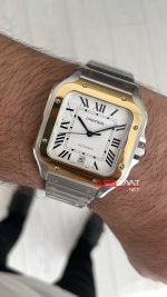 Cartier Santos Large W2SA0009 Beyaz 40mm Super Clone ETA Swiss BV Factory
