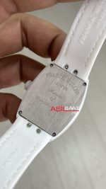 Franck Muller Vanguard Heart Skeleton Lady V32 White Ceramic 33mm Swiss ETA Saat ABF Factory