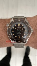 Omega Seamaster Diver 300M James Bond 007 No Time To Die Titanium 42mm Brown Dial Super Clone Swiss ETA Saat VS Factory