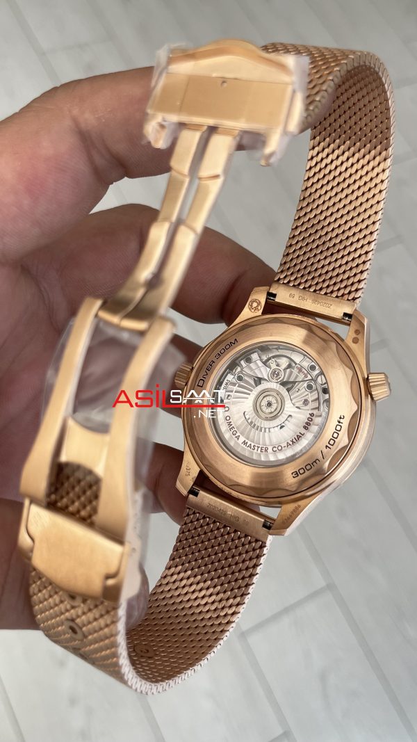 Omega Seamaster Diver 300M Titanium 42mm Burgundy Bronze Gold Super Clone Swiss ETA Saat VS Factory Omega Seamaster Diver 300M Titanium 42mm Burgundy Bronze Gold Super Clone Swiss ETA Saat VS Factory