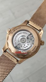 Omega Seamaster Diver 300M Titanium 42mm Burgundy Bronze Gold Super Clone Swiss ETA Saat VS Factory