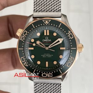 Omega Seamaster Diver 300M Titanium 42mm Green Bronze Gold Super Clone Swiss ETA Saat VS Factory