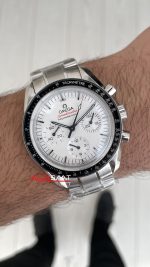 Omega Speedmaster Moonwatch Professional Beyaz 42mm Super Clone ETA Swiss N1 Factory