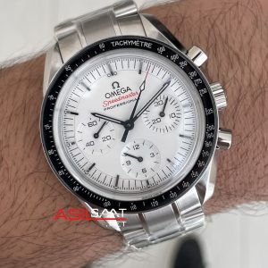 Omega Speedmaster Moonwatch Professional Beyaz 42mm Super Clone ETA Swiss N1 Factory
