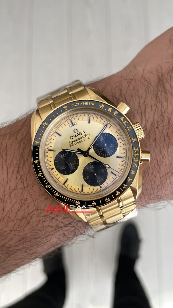 Omega Speedmaster Professional Moonwatch 42mm Moonshine Gold Super Clone ETA Swiss N1 Factory