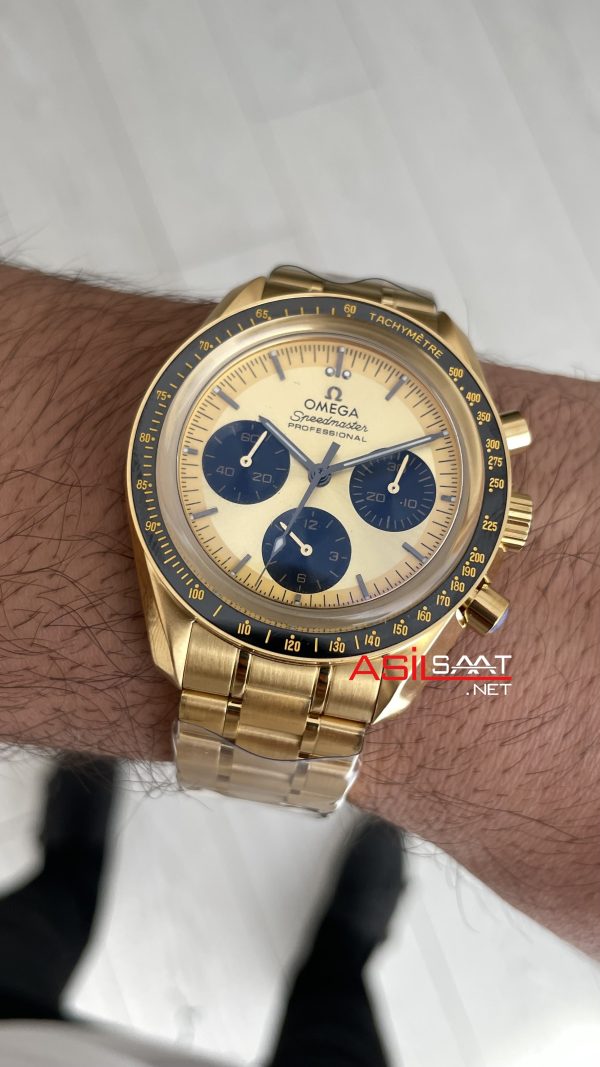 Omega Speedmaster Professional Moonwatch 42mm Moonshine Gold Super Clone ETA Swiss N1 Factory