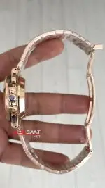 Patek Philippe Nautilus Travel Time Chronograph Mavi Kadran 5990R Rose Gold Swiss ETA Saat