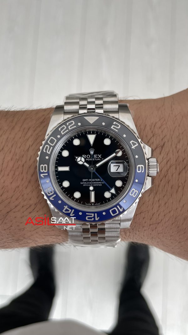 Rolex Batgirl Gmt Master II 126710BLNR Jubilee 40mm Tungsten DD3285 V3 Super Clone ETA Swiss VS Factory Rolex Batgirl Gmt Master II 126710BLNR Jubilee 40mm Tungsten DD3285 V3 Super Clone ETA Swiss VS Factory