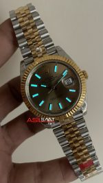 Rolex Datejust Champagne 126333 Jubilee Two Tone Gold 41mm Super Clone Swiss ETA Saat VS Factory
