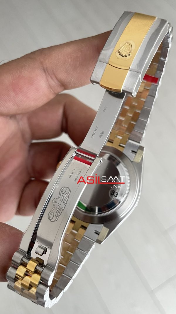 Rolex Datejust Champagne 126333 Jubilee Two Tone Gold 41mm Super Clone Swiss ETA Saat VS Factory Rolex Datejust Champagne 126333 Jubilee Two Tone Gold 41mm Super Clone Swiss ETA Saat VS Factory