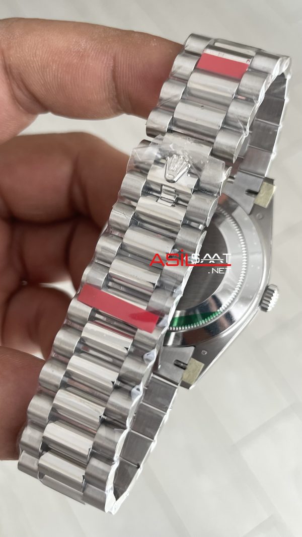Rolex Day Date Gri 228239 Dark Rhodium Dial 40mm President 3255 Super Clone Swiss ETA Saat VS Factory V2 Rolex Day Date Gri 228239 Dark Rhodium Dial 40mm President 3255 Super Clone Swiss ETA Saat VS Factory V2