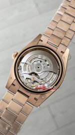 Rolex Day Date Yeşil 228235 Olive Green 40mm Rosegold Super Clone Swiss ETA Saat AR Factory