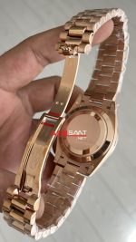 Rolex Day Date Yeşil 228235 Olive Green 40mm Rosegold Super Clone Swiss ETA Saat AR Factory