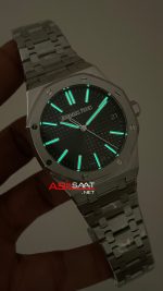 Audemars Piguet Royal Oak 15510ST Gri Kadran 50th Anniversary 41mm Super Clone ETA Swiss ZF Factory