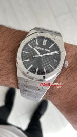 Audemars Piguet Royal Oak 15510ST Gri Kadran 50th Anniversary 41mm Super Clone ETA Swiss ZF Factory