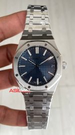 Audemars Piguet Royal Oak 15510ST Mavi Kadran 50th Anniversary 41mm Super Clone ETA Swiss ZF Factory