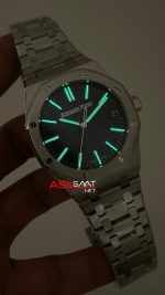 Audemars Piguet Royal Oak 15510ST Mavi Kadran 50th Anniversary 41mm Super Clone ETA Swiss ZF Factory