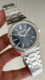 Audemars Piguet Royal Oak 15510ST Mavi Kadran 50th Anniversary 41mm Super Clone ETA Swiss ZF Factory